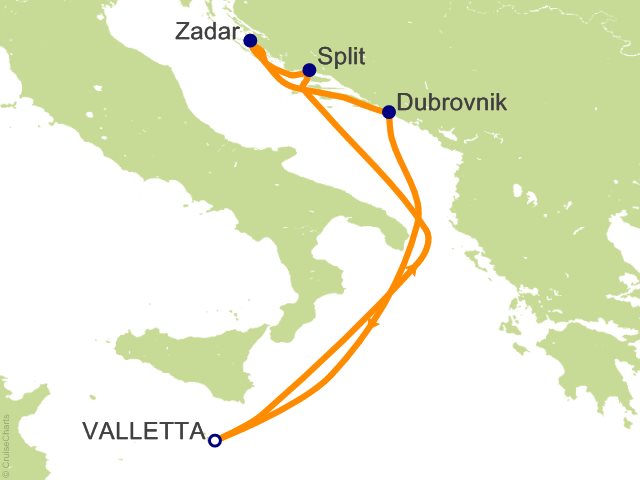 7 Night Central Mediterranean Fly Cruise