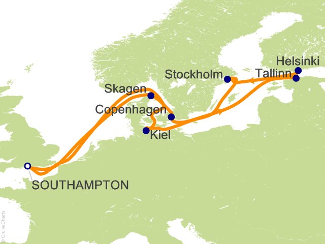 14 Night Northern Europe and Scandinavia Cruise