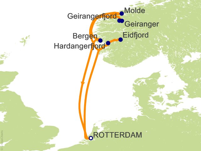 7 Night Norse Legends Cruise from Rotterdam