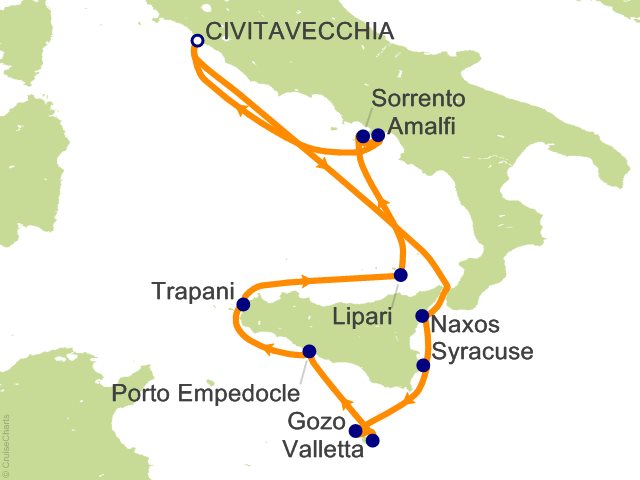 11 Night Sicilian Splendors Cruise