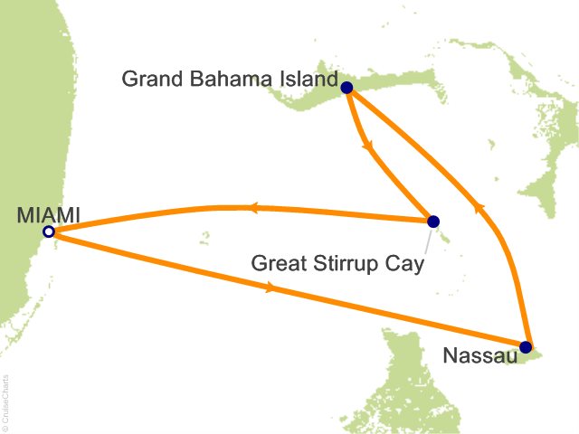 4 Night Bahamas   Great Stirrup Cay and Nassau Cruise