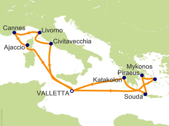 14 Night Mediterranean Fly Cruise