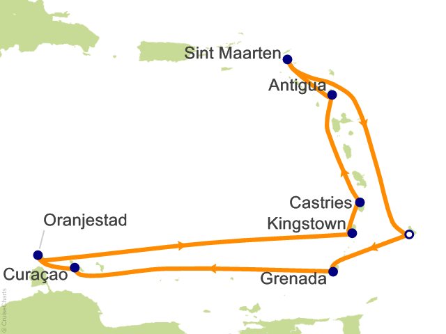 14 Night New Year in the Caribbean Islands Cruise