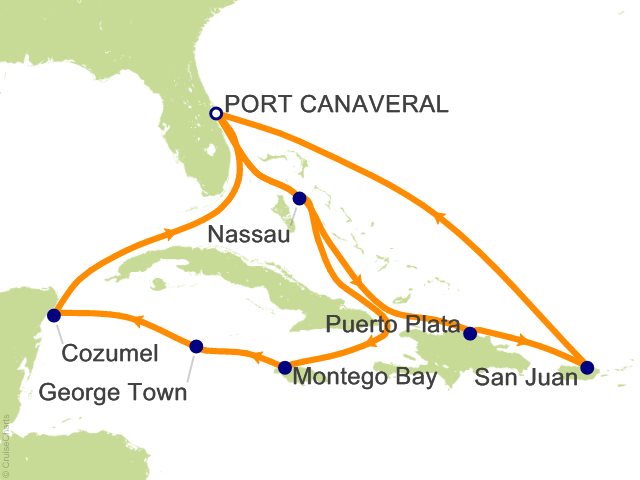 14 Night Caribbean Cruise from Port Canaveral