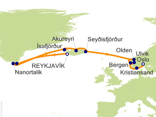 14 Night Iceland and Greenland Cruise