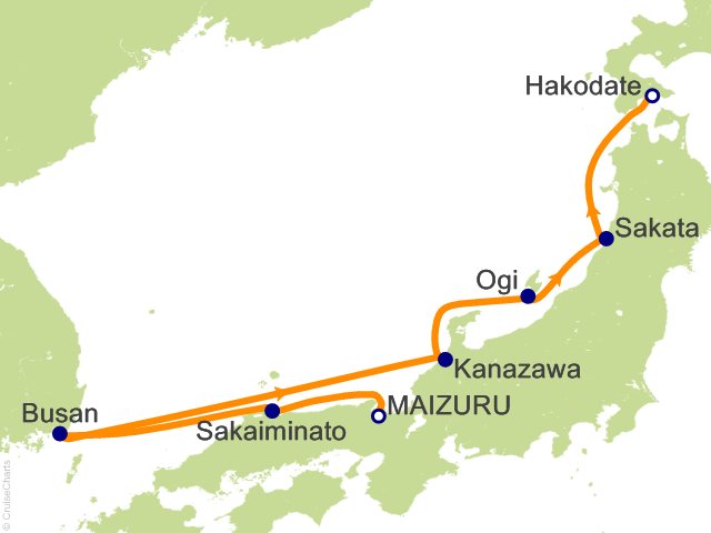 7 Night Cultural and Natural Treasures of Japan by Sea   with Smithsonian Journeys Cruise from Maizuru