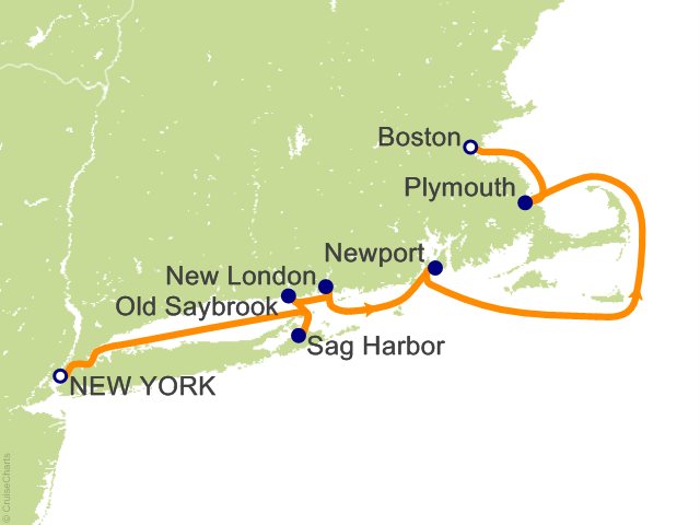 7 Night Yankee Seaports Cruise from New York