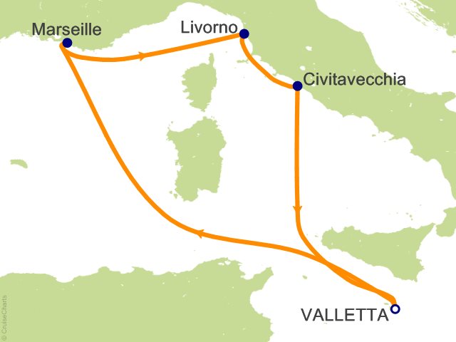 7 Night Western Mediterranean Fly Cruise