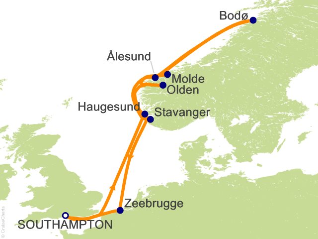 14 Night Norwegian Fjords Cruise