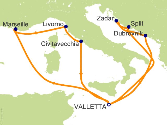 14 Night Mediterranean Fly Cruise