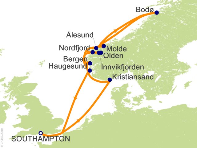 14 Night Norwegian Fjords Cruise