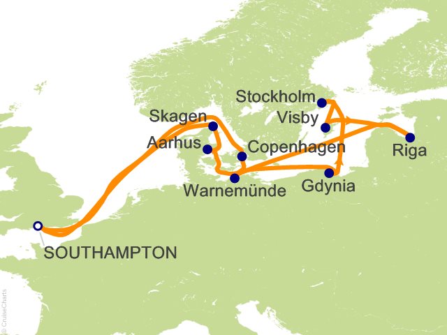 16 Night Northern Europe and Scandinavia Cruise