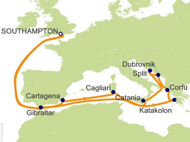 19 Night Central Mediterranean Discovery Cruise