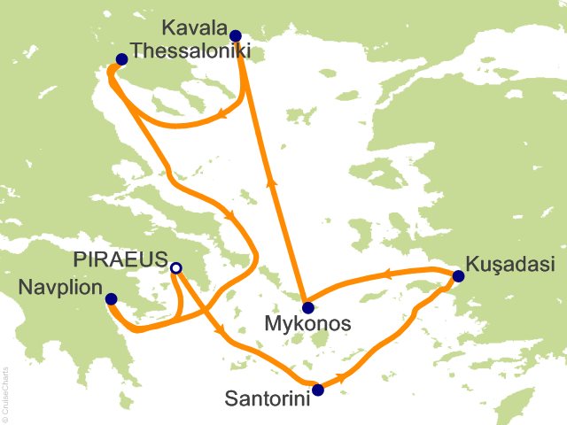 9 Night Best of Greece Cruise from Athens (Port of Piraeus)