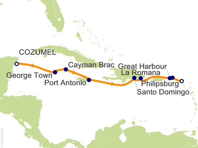 11 Night Stars of the Greater Antilles Cruise