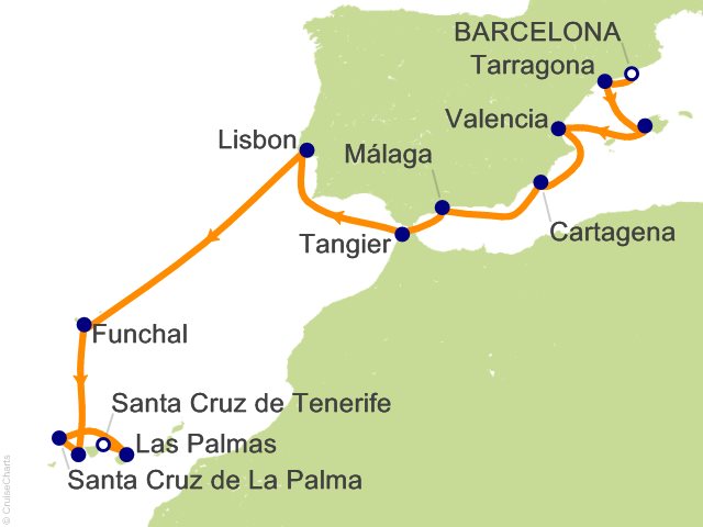 18 Night Star Collector   Southern Spain and Canary Islands Cruise