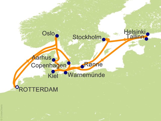 14 Night Jewels of the Baltic Cruise from Rotterdam