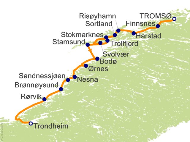 2 Night Arctic Capital to the Viking Capital Cruise from Tromso