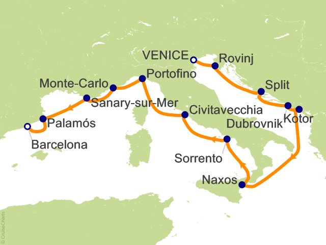 15 Night Star Collector   Italian Trio Cruise