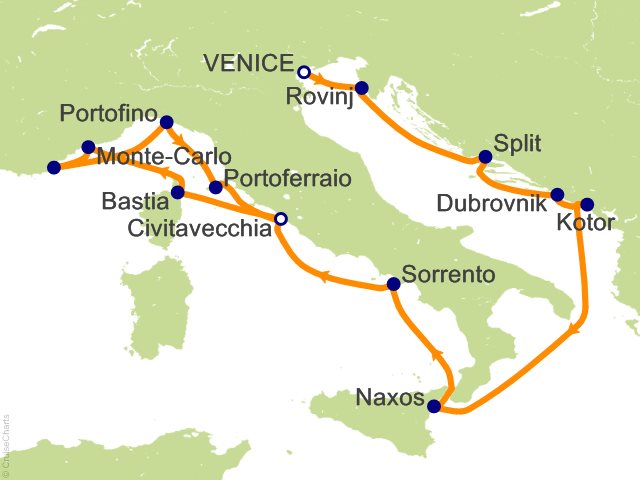 15 Night Star Collector   The Adriatic Italy and Monacos Grand Prix Cruise