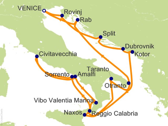 16 Night Star Collector   Southern Italian Enchantment and Balkan Beaches Cruise