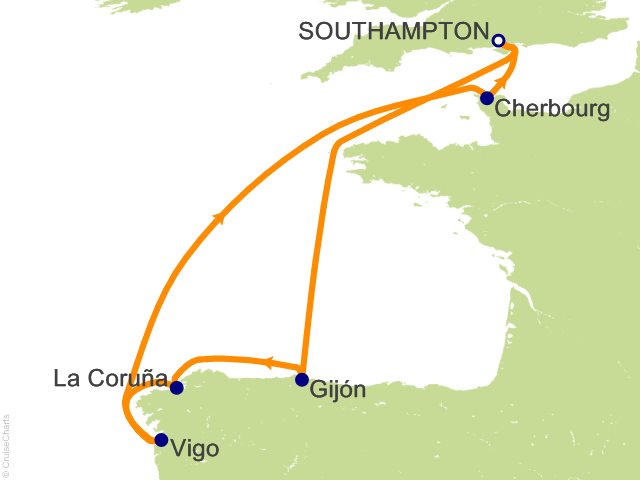 7 Night Spain and France Cruise