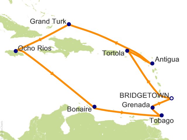 14 Night New Year in the Caribbean Islands Cruise