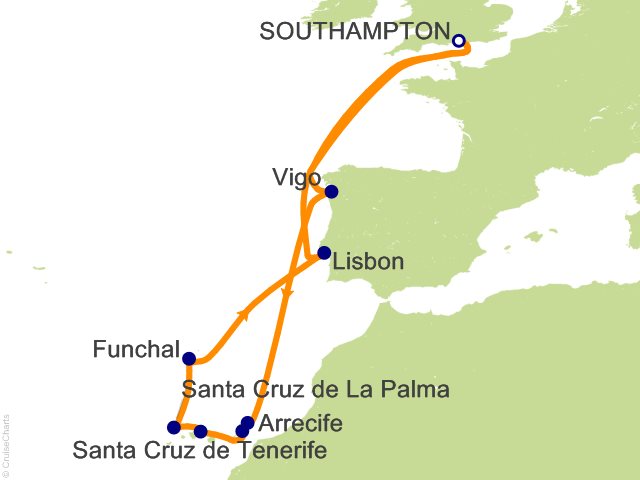 16 Night Christmas in Spain Portugal and the Canary Islands Cruise