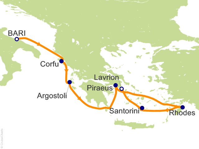 7 Night Greek Isles Elegance   From Corfu to Santorini Cruise