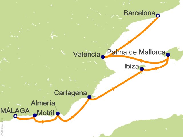 7 Night Exclusive Spanish Adventures Cruise