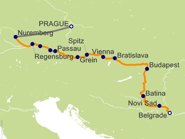 16 Night Danube Grandeur and Prague Cruise and Land Tour