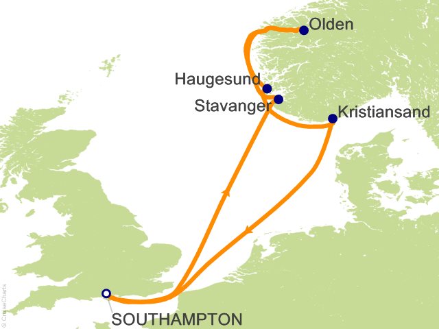 7 Night Norwegian Fjords Cruise