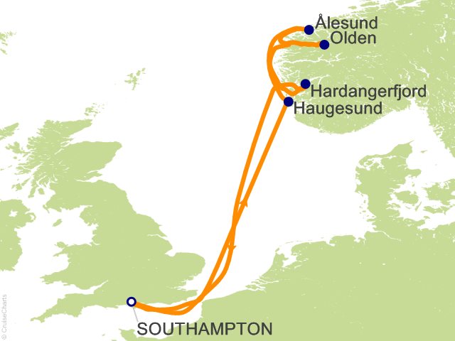 7 Night Norwegian Fjords Cruise