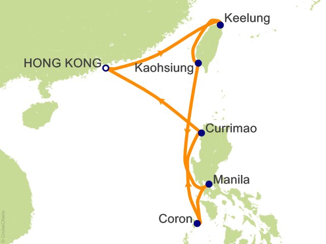11 Night Hong Kong to Hong Kong Cruise from Hong Kong