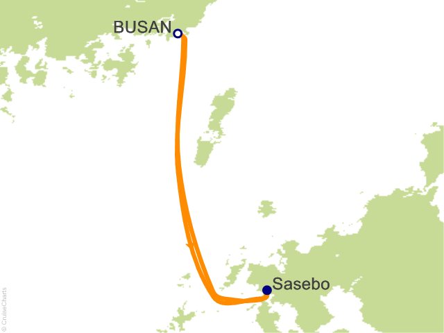 2 Night Asia Cruise from Busan (Pusan)