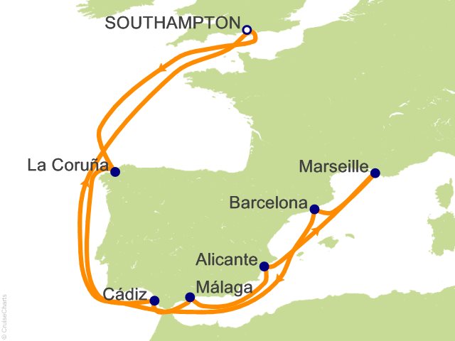 14 Night Mediterranean   Spain and France Cruise