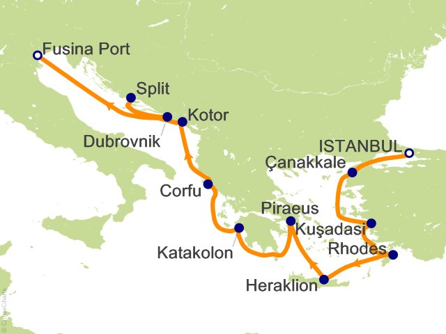 14 Night Ancient Adriatic Treasures Cruise from Istanbul