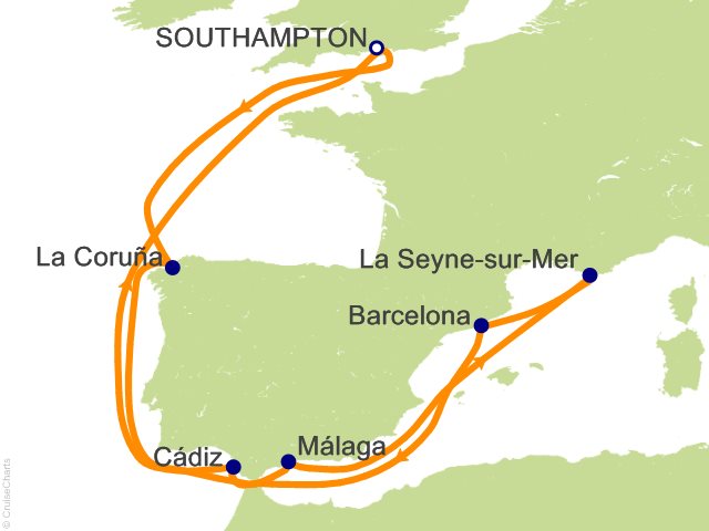 13 Night Mediterranean   Spain and France Cruise