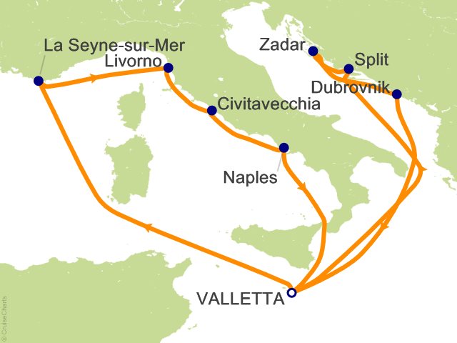 14 Night Mediterranean Fly Cruise