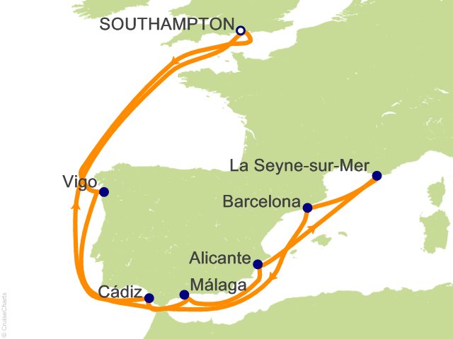 14 Night Mediterranean   Spain and France Cruise