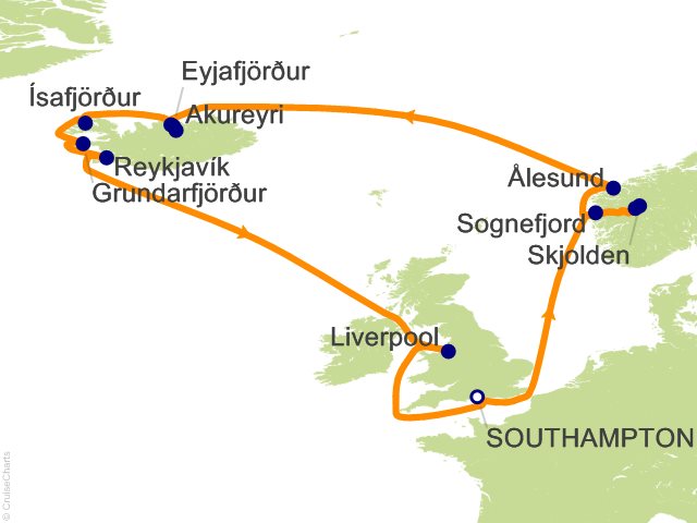 16 Night Norway and Iceland Cruise