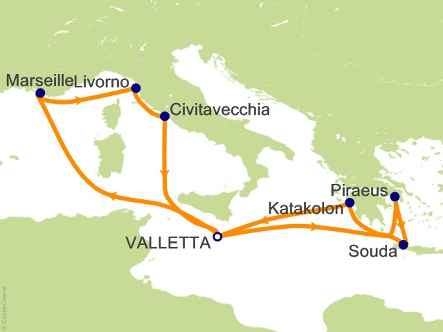 14 Night Mediterranean Fly Cruise