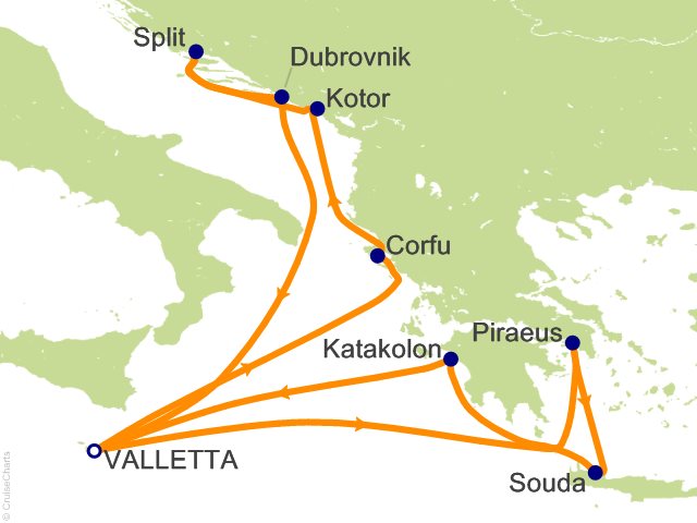 14 Night Mediterranean Fly Cruise