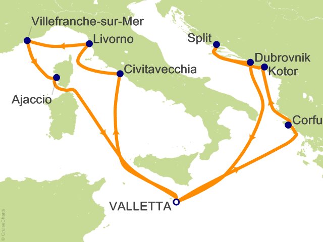 14 Night Mediterranean Fly Cruise