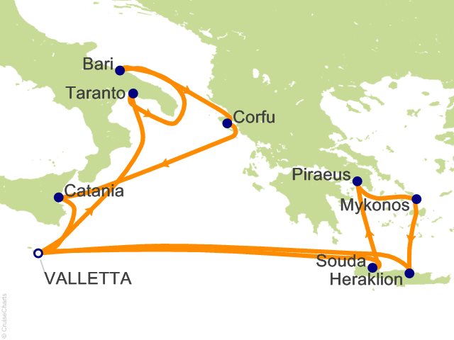 14 Night Mediterranean Fly Cruise