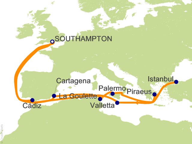 21 Night Eastern Mediterranean Discovery Cruise