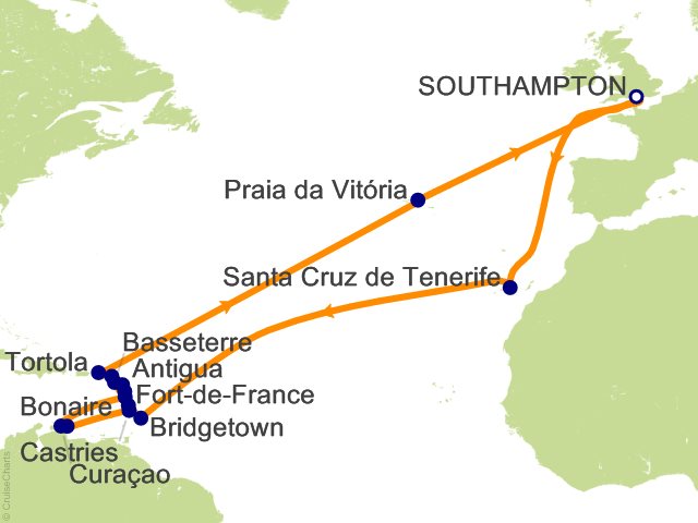 35 Night Caribbean Winter Warmth Cruise