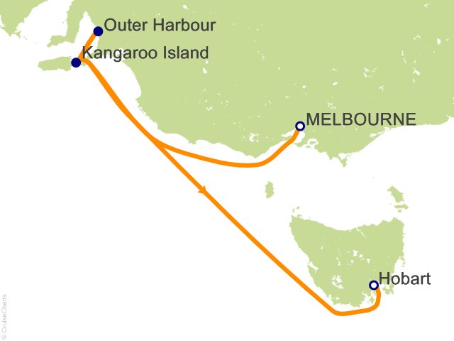 7 Night Melbourne to Hobart Cruise from Melbourne