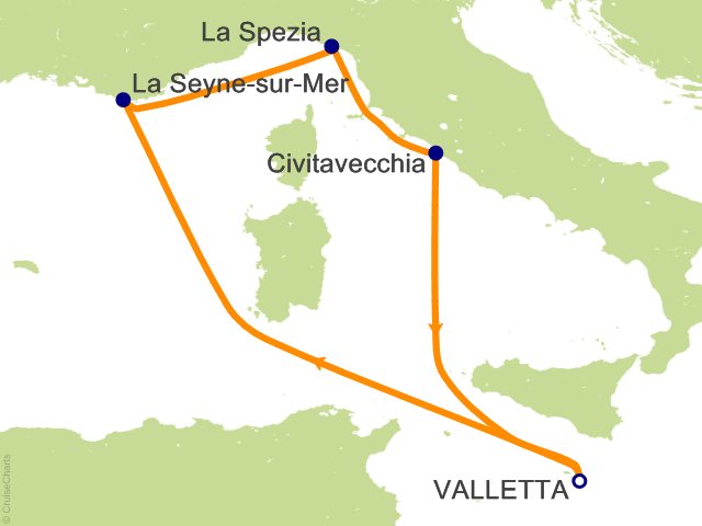 7 Night Western Mediterranean Fly Cruise