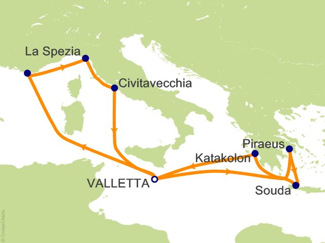 14 Night Mediterranean Fly Cruise